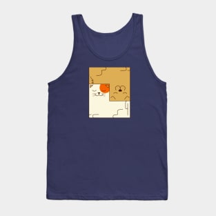 Cat and dog Tank Top